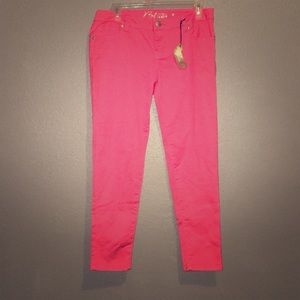 Pink jeans never worn before